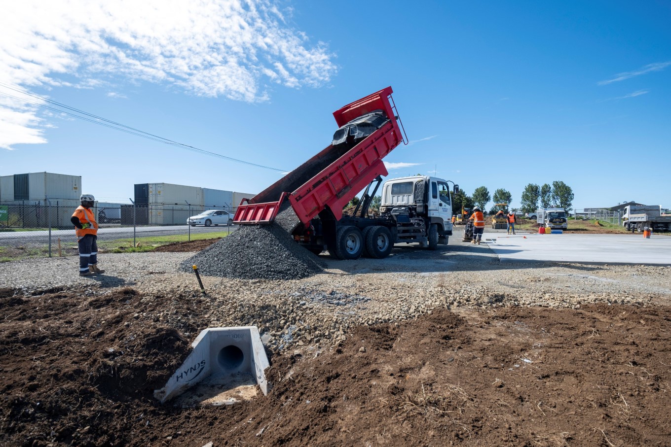 The permanent non potable tanker filling station is on track to be completed in March.