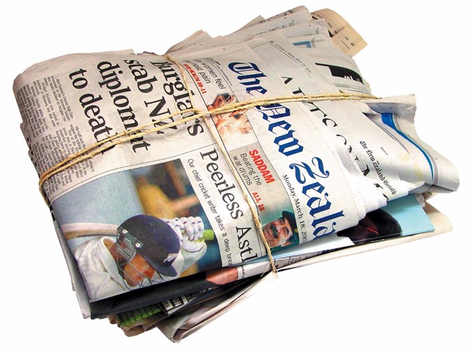 newspaper for recycling