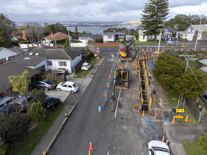 Waikowhai Pipeline Installation On Olsen Ave
