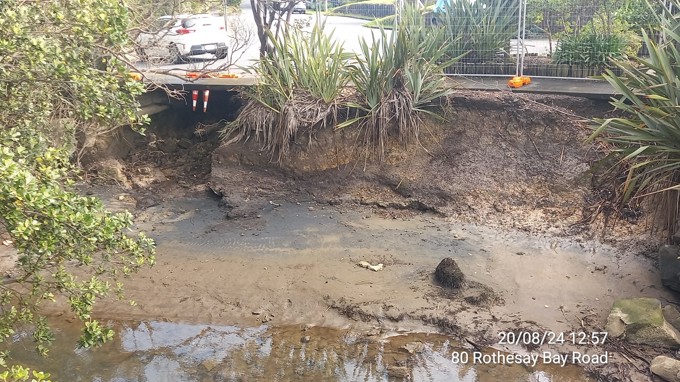 Masterton Rd before slip repairs