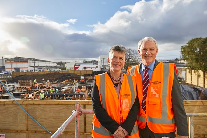 Auckland Mayor Phil Goff marks start of construction on older peoples housing in Henderson 2