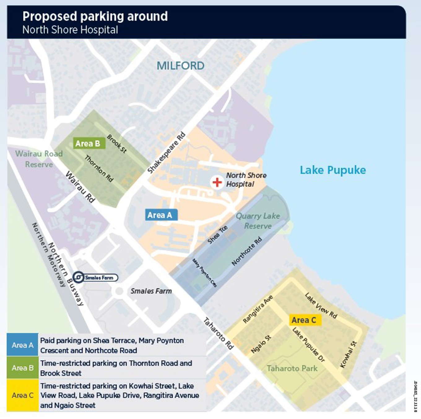 Parking changes will free up spaces around North Shore Hospital
