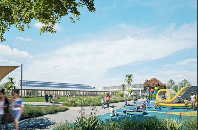 Render Of Upgraded Puāwai Cadness Reserve