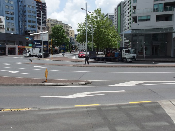 Safer walking in the city centre 01 before