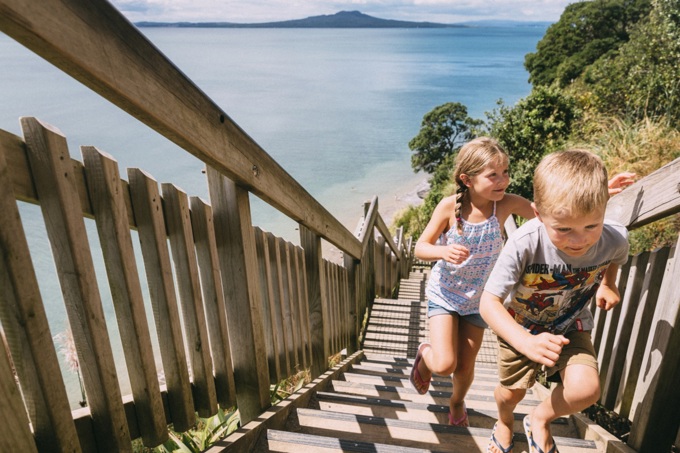 Castor Bay staircase