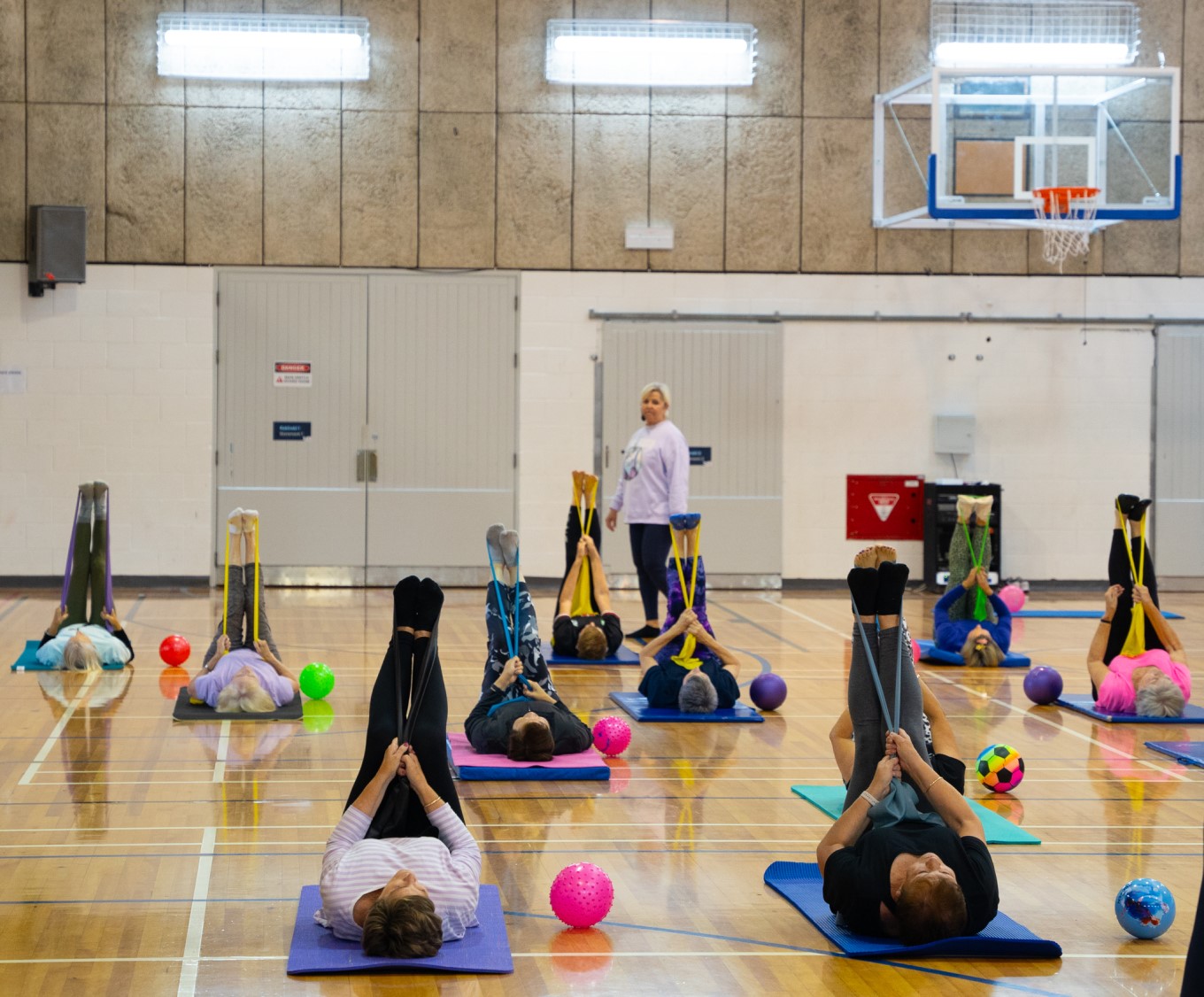 A FlexiFIT group class is a fun way to stay limber.