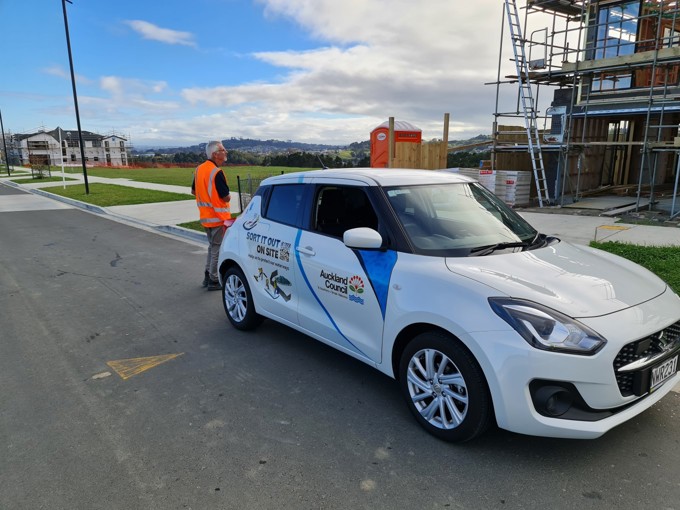Compliance Inspector Visiting Building Site