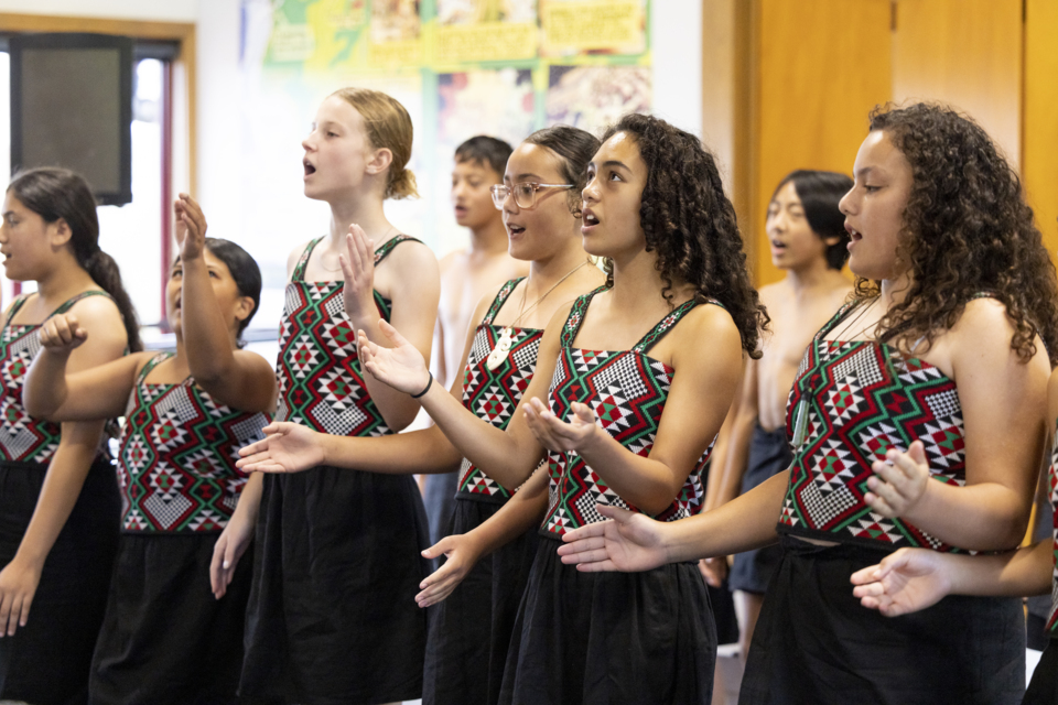 The event also included Waiata from local rangatahi