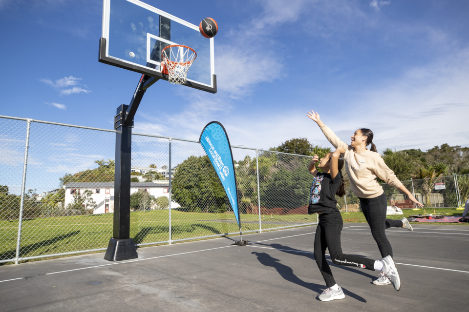 New basketball court opens in the Bays OurAuckland