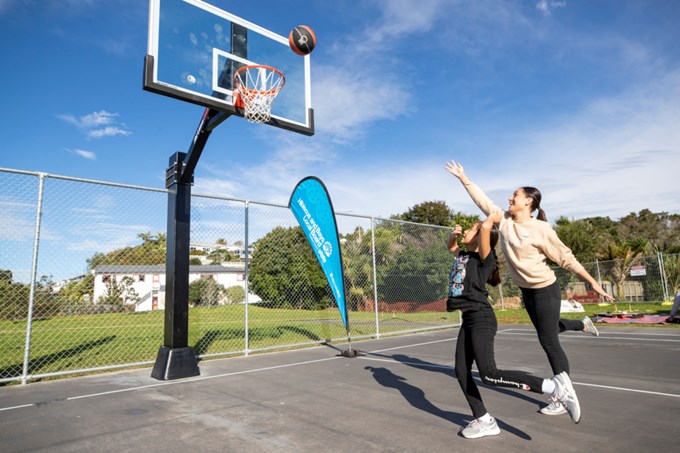 New basketball court opens in the Bays