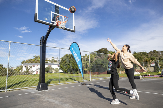 New basketball court opens in the Bays