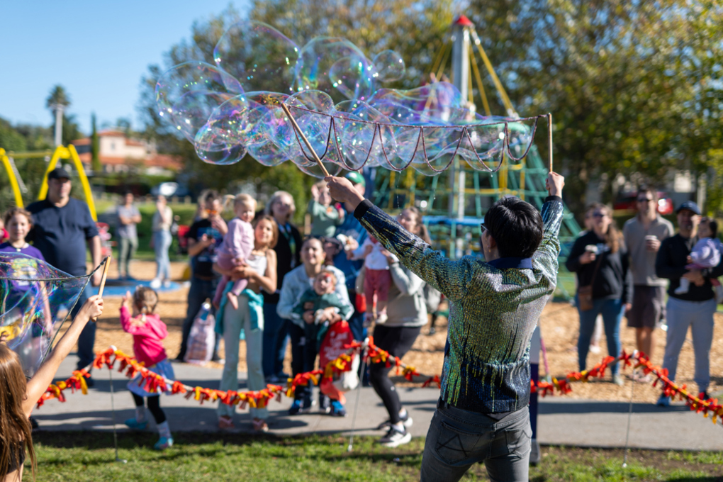 Crossfield Reserve playground reopening