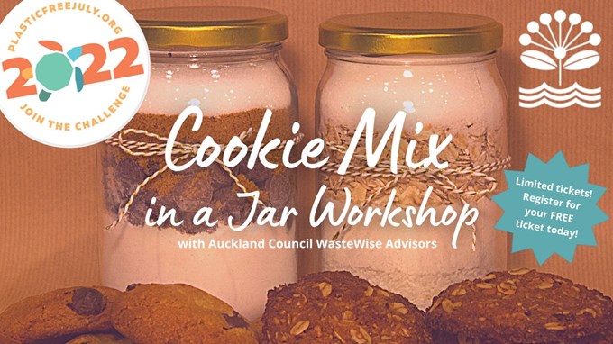 Plastic Free July: Cookie Mix in a Jar Workshop