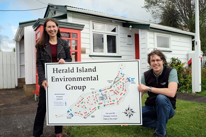 Herald Island uniting to expel predators