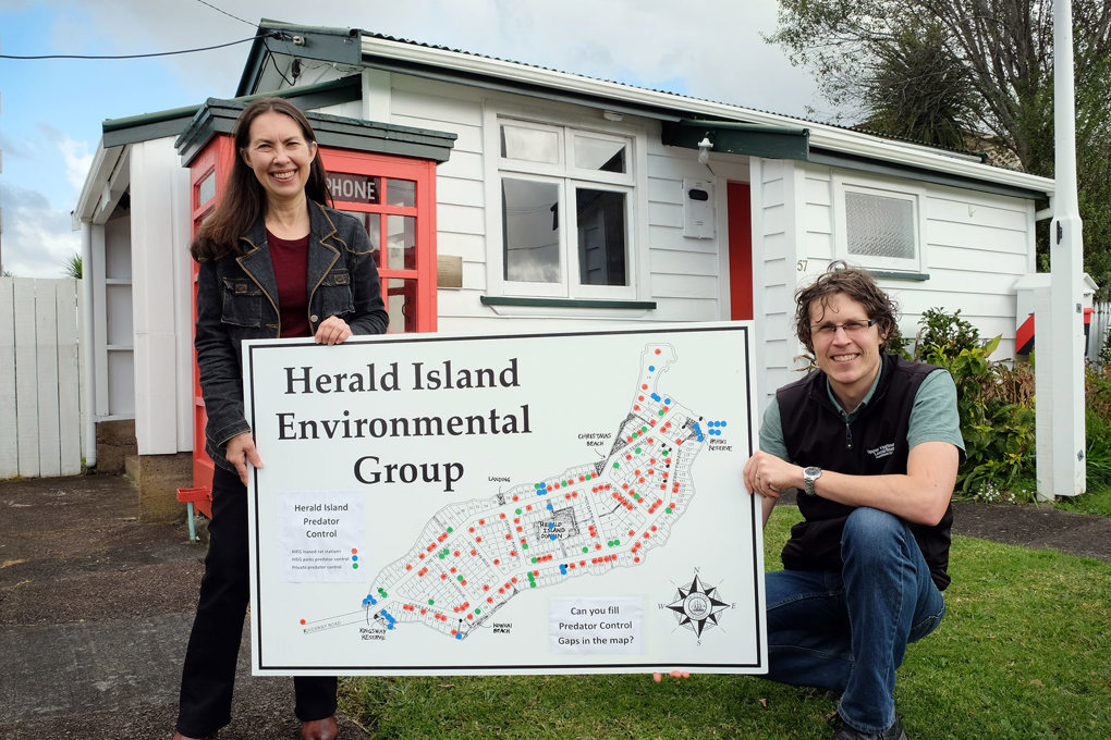 Herald Island uniting to expel predators