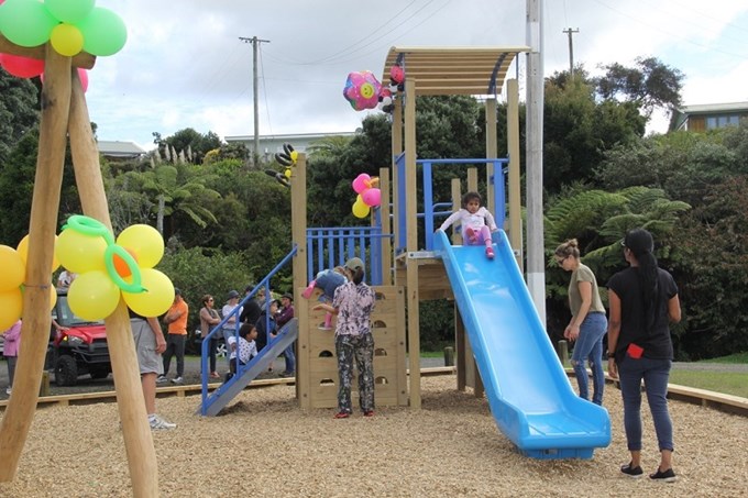 Matakawau embraces new playground