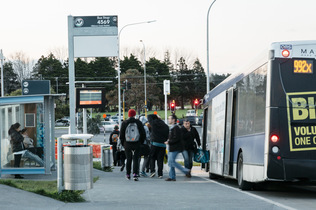 Bus stock image