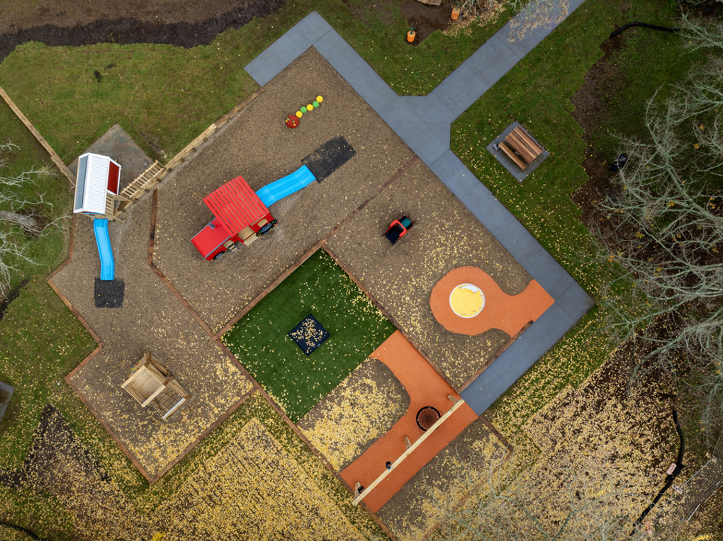 Jutland Road Reserve Playspace Aerial