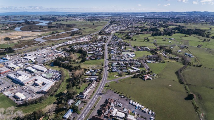 Mills Road Aerial Shot