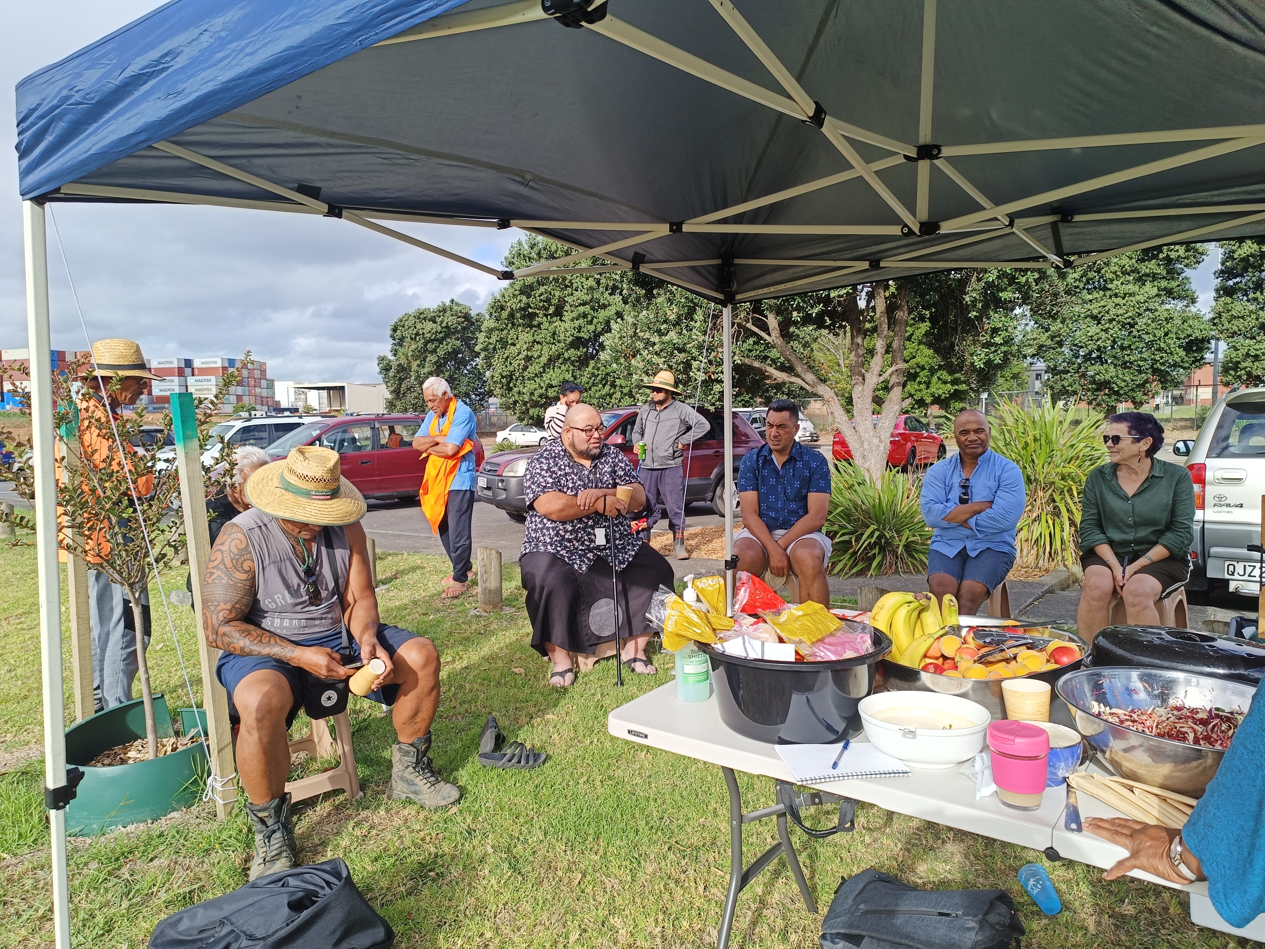 A community-led BBQ brought together local groups and regular park users to kōrero (talk) the challenges they face at Radonich Park, fostering connection and understanding.