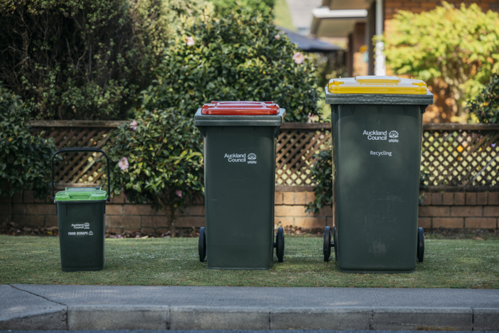 Family Of Kerbside Bins Waste