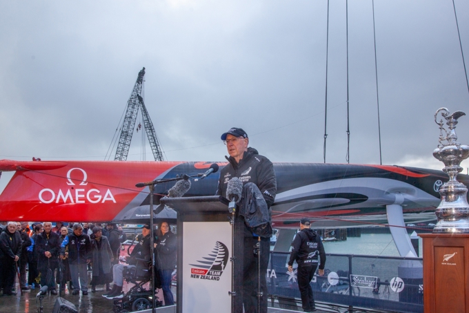 Emirates Team New Zealand launch their first AC75 (1)