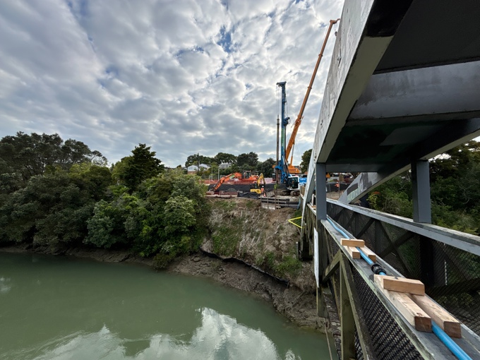 Bridge under construction