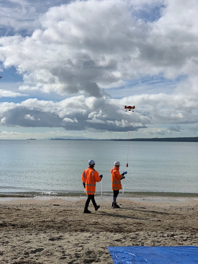 Drone swoops in to aid Safeswim water sampling (1)