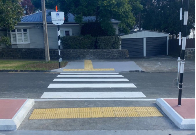 A school crossing.