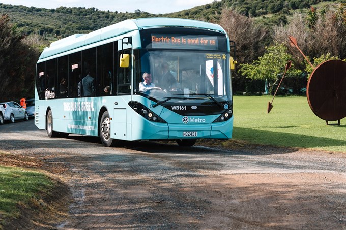 Auckland Transport and Fullers360 launch Auckland’s first electric bus fleet on Waiheke Island (1)
