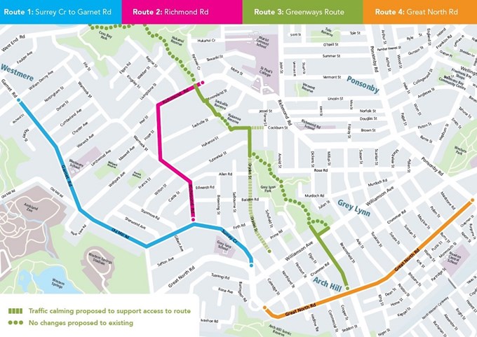 Inner West walking and cycling improvements get underway map