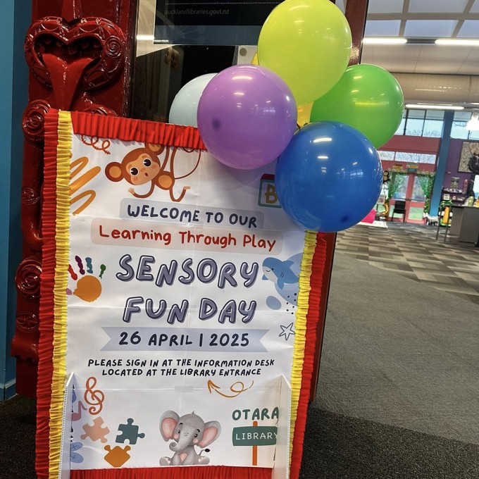 Otara Library Sensory Fun Day