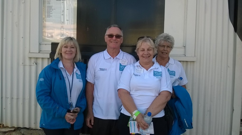 Volunteers go the nautical mile