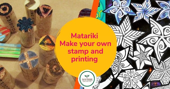 Matariki - Make Your Own Stamp and Printing Workshop