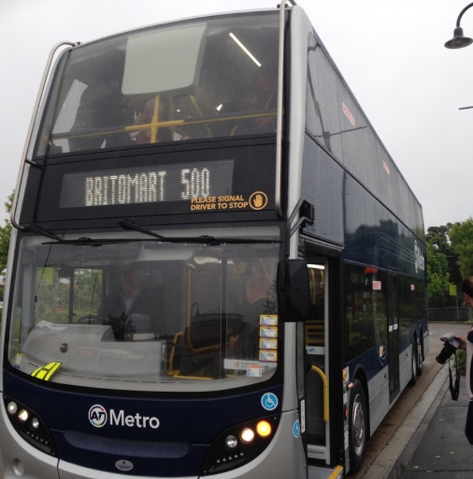 Double-deckers arrive in the east