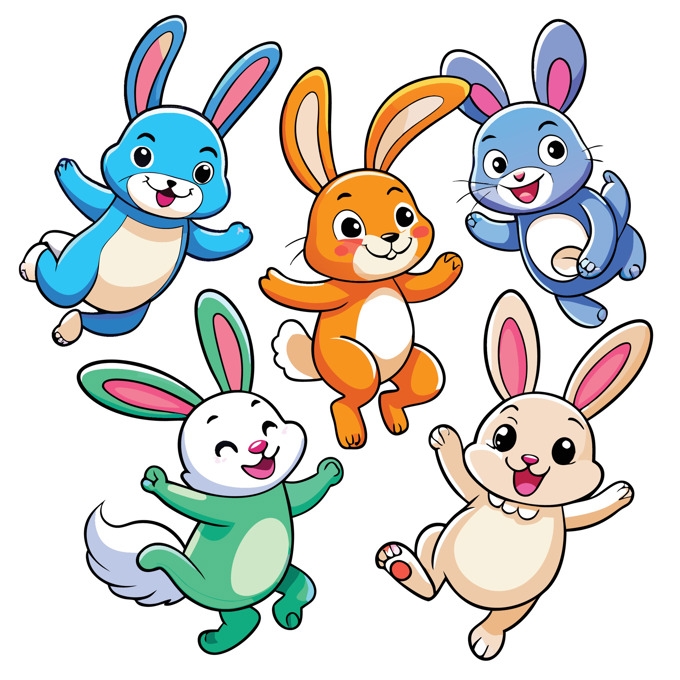 Rabbits colourful vecteezy_15vfipx5.jpg