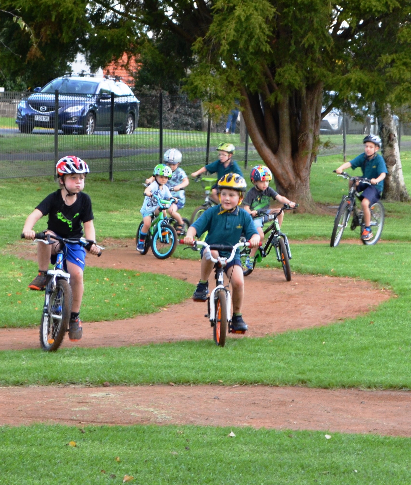 Kids store bicycle track