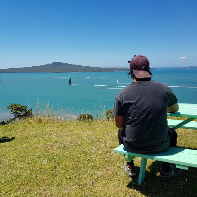 Culture and Cup race viewing at Maungauika-North Head