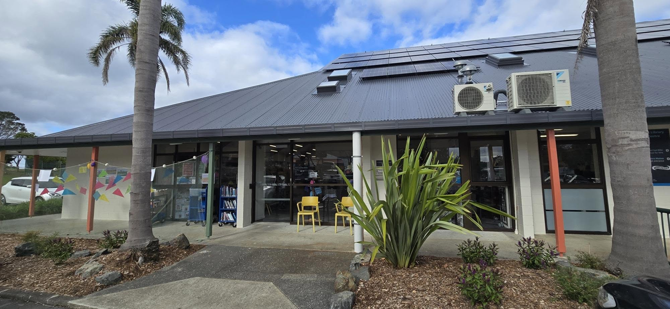The outside of a local community venue.