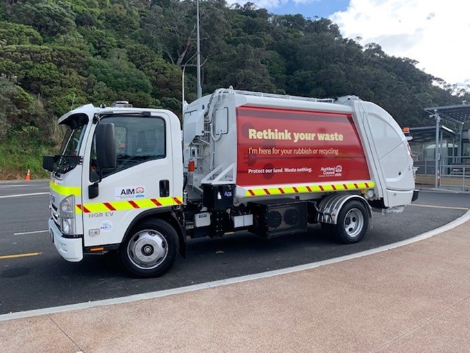 Recycling collections go electric on Waiheke