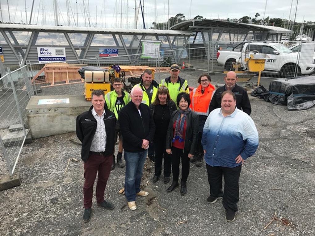 Half Moon Bay pontoon repairs underway