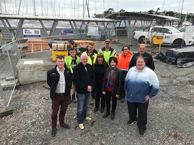 Half Moon Bay pontoon repairs underway