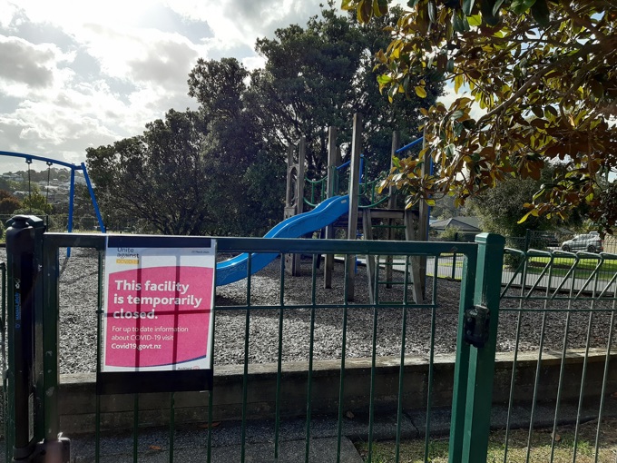 All playgrounds are closed