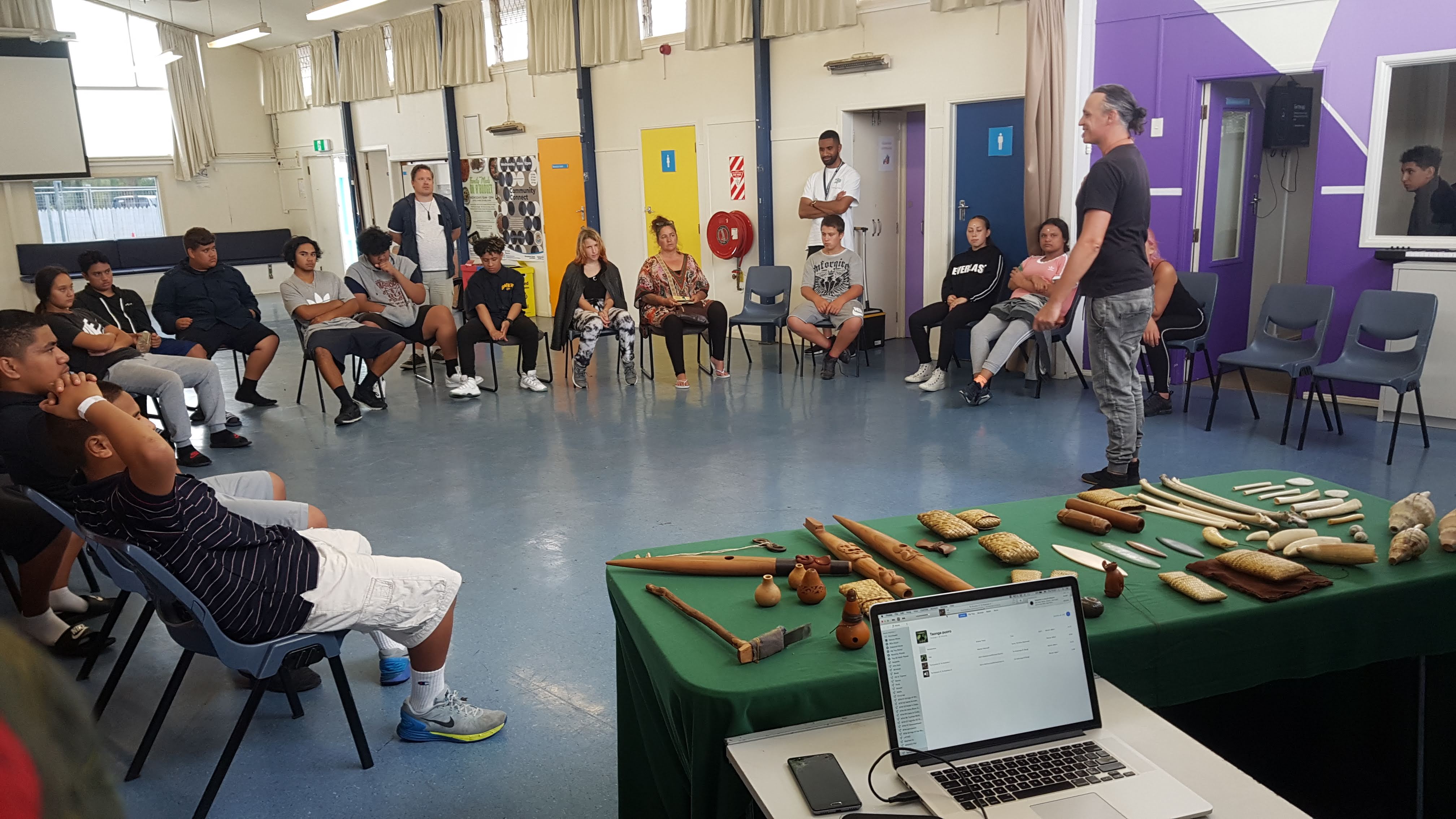 Teens trying something new at Riverside OurAuckland