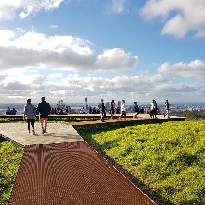 New boardwalk the next step in preservation of Maungawhau (2)
