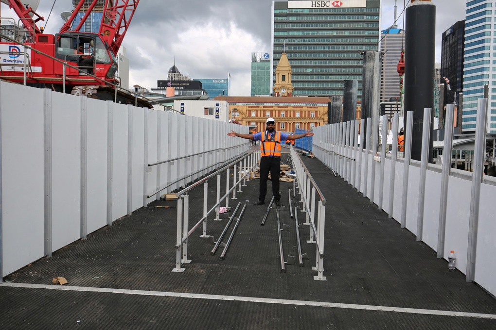 First new Ferry Basin pontoon opens