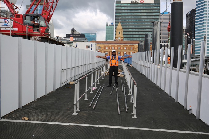 First new Ferry Basin pontoon opens