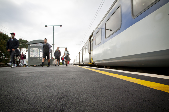 The City Rail Link progressed in recent months.