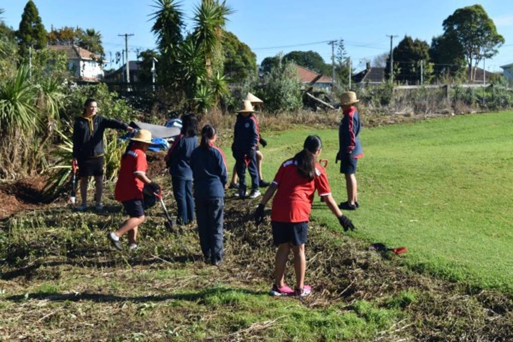 Kids Doing Community Garden