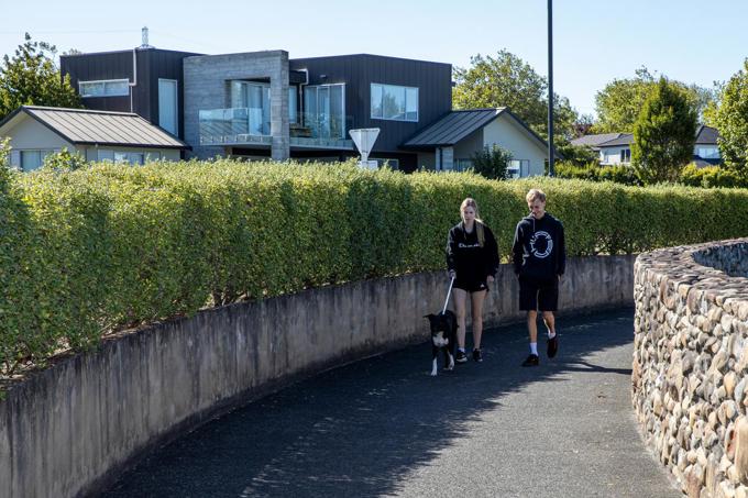 Locals Walking In The Neighbourhood